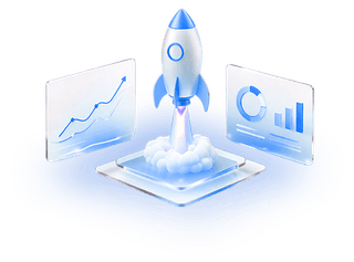 Milestone celebration for a crypto trading platform's first public launch