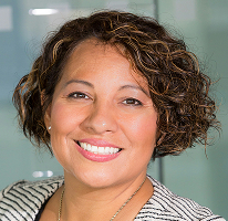 Portrait of Claire Ashford, compliance head and financial expert
